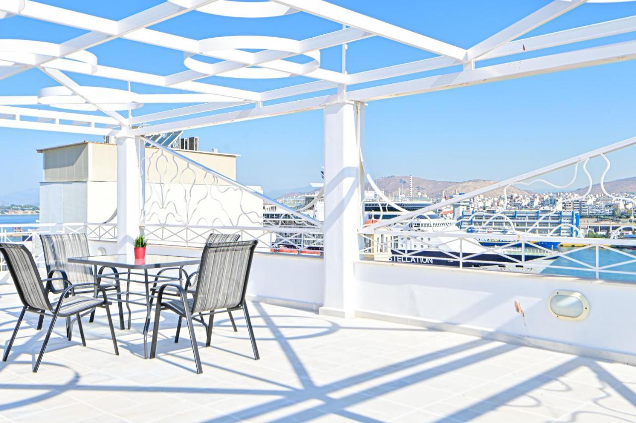 Charming Apartment With A Sea View Terrace Piraeus Buitenkant foto